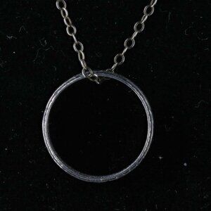 Antique Baby's ring, 16 in chain, 925